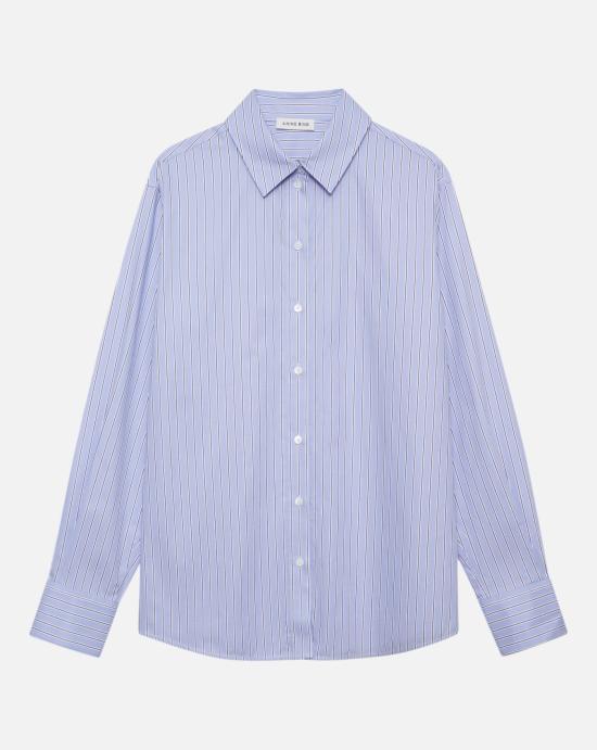  애니빙 셔츠 A0712484STR19 BLUE STRIPE