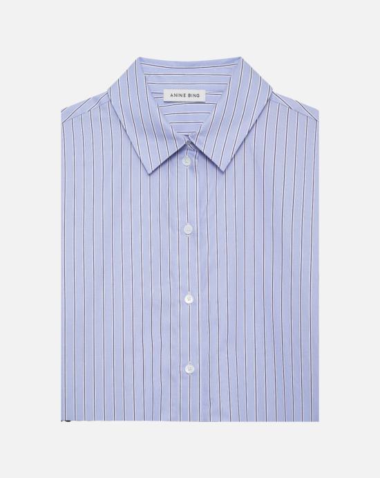  애니빙 셔츠 A0712484STR19 BLUE STRIPE - ANINE BING