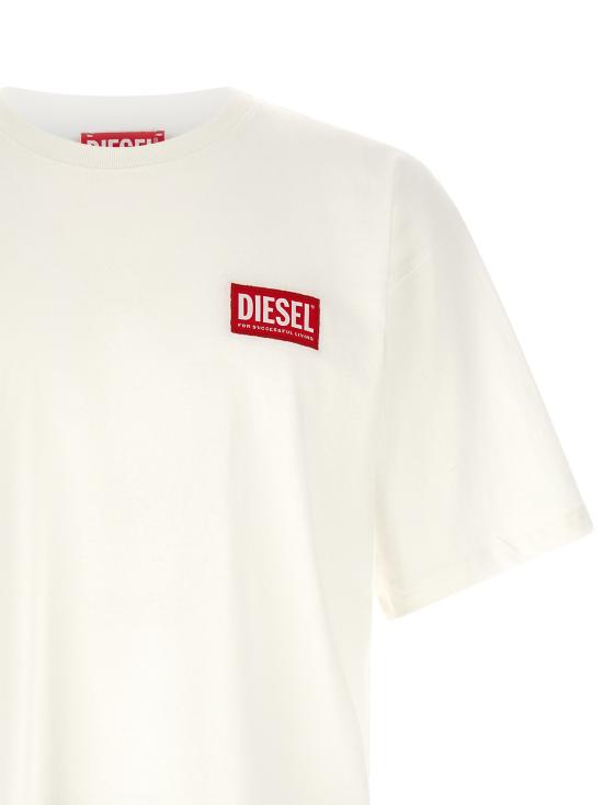 26FW 디젤 반팔 티셔츠 A149470NIAR100 White - DIESEL