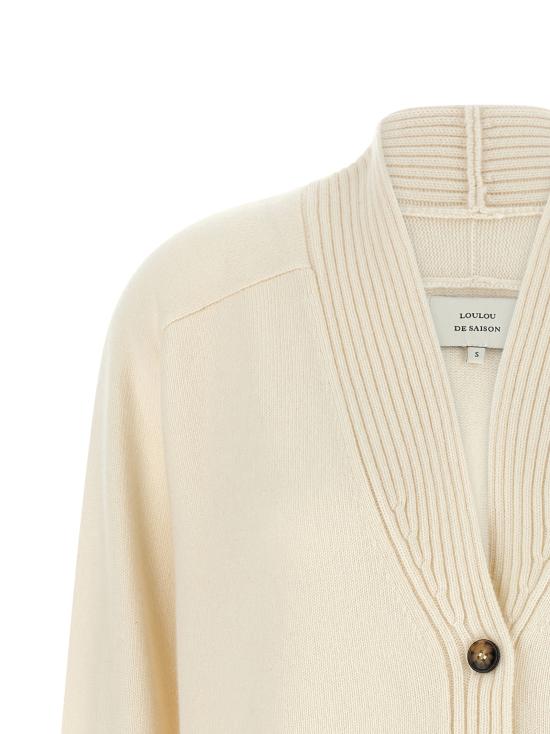 26FW 루루 드 세종 가디건 KAIALDSIVORY White - LOULOU DE SAISON