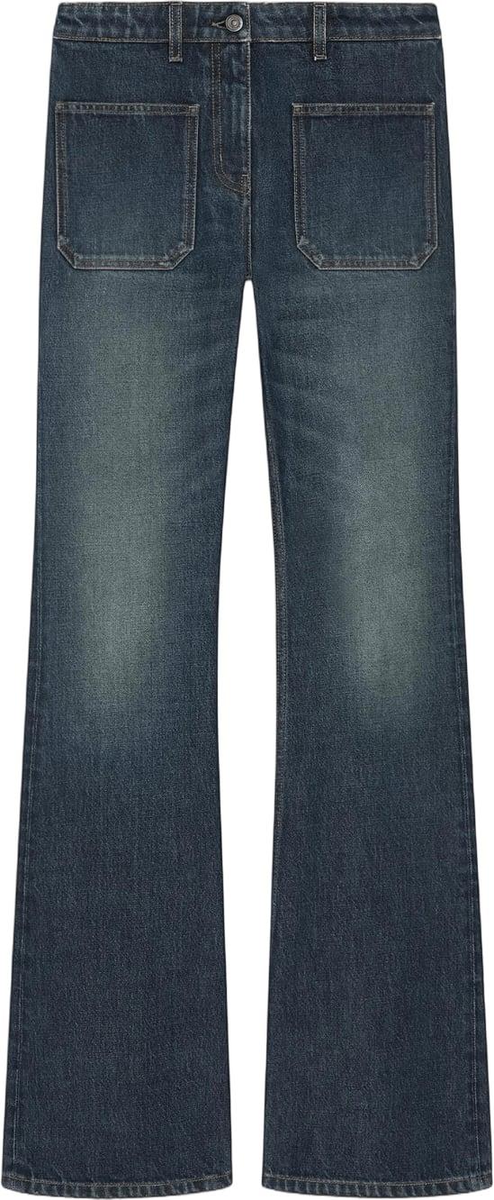 26FW 쿠레쥬 데님 팬츠 COURREGES326DPA765DE00617052VINTAGEDENIMFLAREDJEANSFLAREDJEANSNAVY BLUE