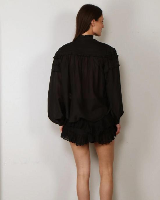  이자벨마랑 블라우스 HT0914FB B3J04E01BK Black - ISABEL MARANT