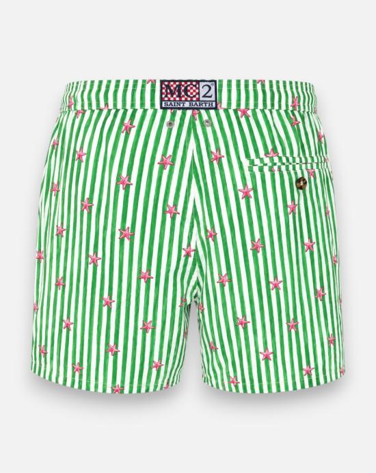 26SS 세인트바쓰 스윔팬츠 LIG0016 04136L 57 White green - MC2 SAINT BARTH
