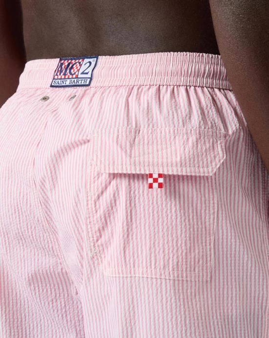 26SS 세인트바쓰 스윔팬츠 PATM001 01705L 21 L EMB White pink - MC2 SAINT BARTH