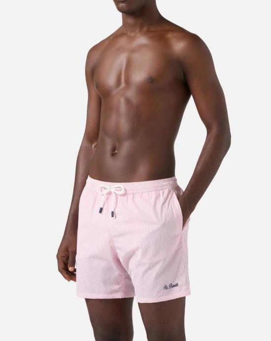 26SS 세인트바쓰 스윔팬츠 PATM001 01705L 21 L EMB White pink - MC2 SAINT BARTH
