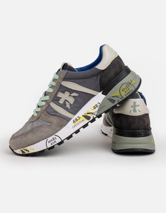 26SS 프리미아타 랜더 코어 레이스업 스니커즈 LANDER 4586 GREY - PREMIATA