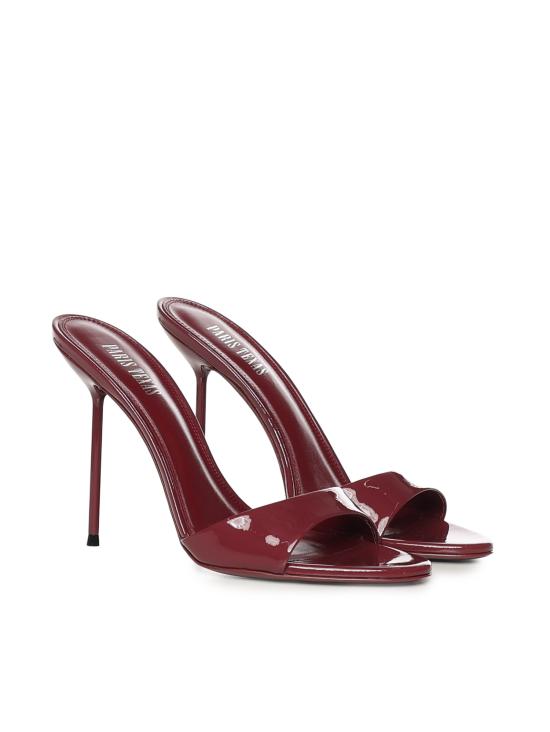 26FW 파리텍사스 뮬/슬리퍼 PX836 XVN01AMARENA BLACK CHERRY - PARIS TEXAS