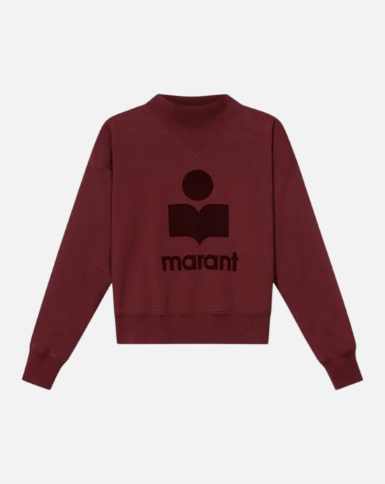  이자벨마랑 모비 스웨트셔츠 SW0003FA A1M07EBYBY Burgundy burgundy