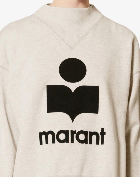  이자벨마랑 모비 스웨트셔츠 SW0003FA A1M07E23EC Ecru - ISABEL MARANT