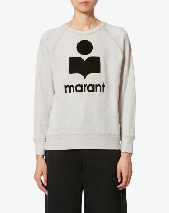  이자벨마랑 MILLYNY 로고 코튼 스웨트셔츠 SW0160FA A1M07E23EC Ecru - ISABEL MARANT