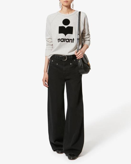  이자벨마랑 MILLYNY 로고 코튼 스웨트셔츠 SW0160FA A1M07E23EC Ecru - ISABEL MARANT