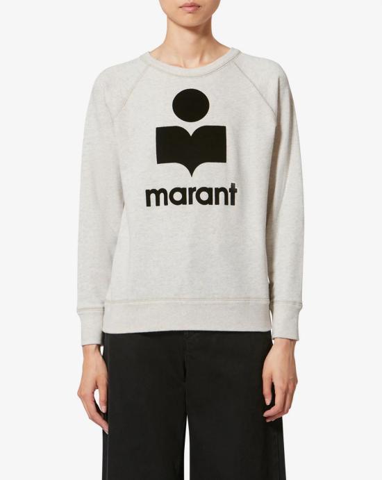  이자벨마랑 MILLYNY 로고 코튼 스웨트셔츠 SW0160FA A1M07E23EC Ecru - ISABEL MARANT