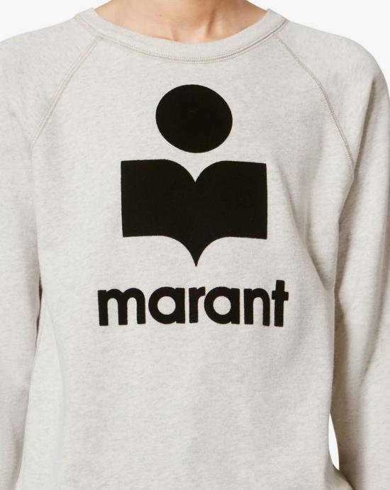  이자벨마랑 MILLYNY 로고 코튼 스웨트셔츠 SW0160FA A1M07E23EC Ecru - ISABEL MARANT