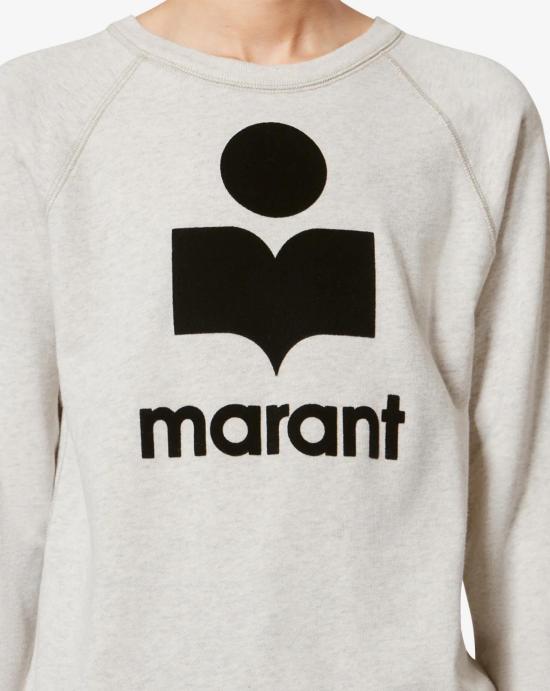  이자벨마랑 MILLYNY 로고 코튼 스웨트셔츠 SW0160FA A1M07E23EC Ecru - ISABEL MARANT
