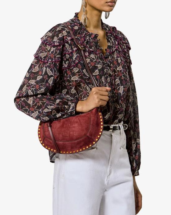  이자벨마랑 오스칸 문 숄더백 PP0003FA D3C15M70CH Cherry - ISABEL MARANT