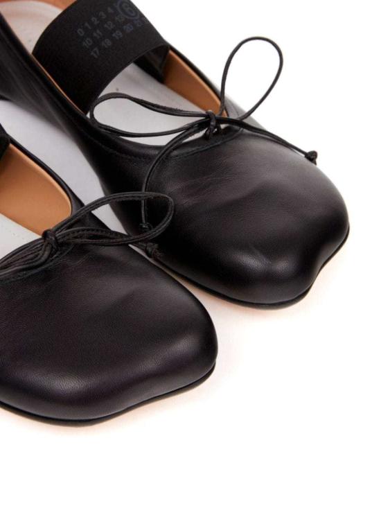 26FW MM6 메종마르지엘라 아나토믹 뉴메릭 발레리나 플랫 슈즈 S59WZ0099P3628 BLACK - MM6 MAISON MARGIELA