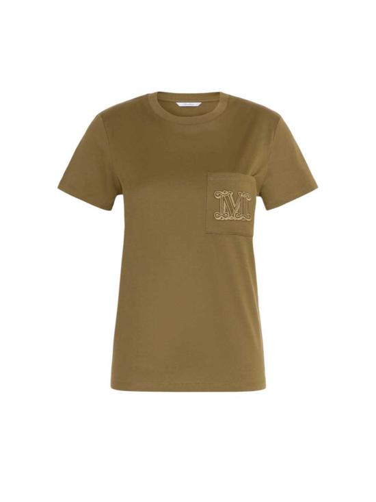 26FW 막스마라 반팔 티셔츠 2621946051600 006 KHAKI SCURO