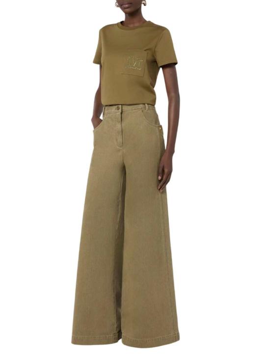 26FW 막스마라 반팔 티셔츠 2621946051600 006 KHAKI SCURO - MAX MARA