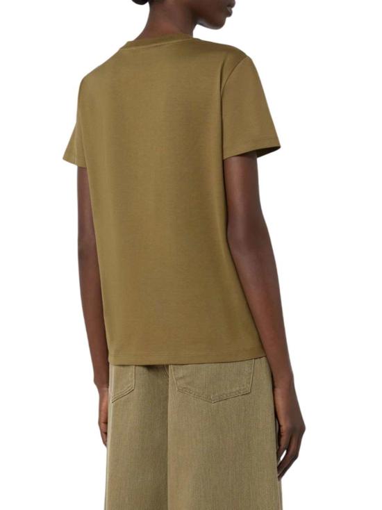 26FW 막스마라 반팔 티셔츠 2621946051600 006 KHAKI SCURO - MAX MARA