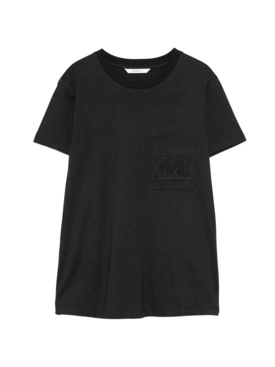 26FW 막스마라 반팔 티셔츠 2621946051600 002 NERO