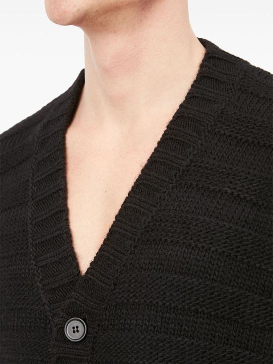 26FW MM6 메종마르지엘라 가디건 SH0HP0005M13040 900 BLACK - MM6 MAISON MARGIELA