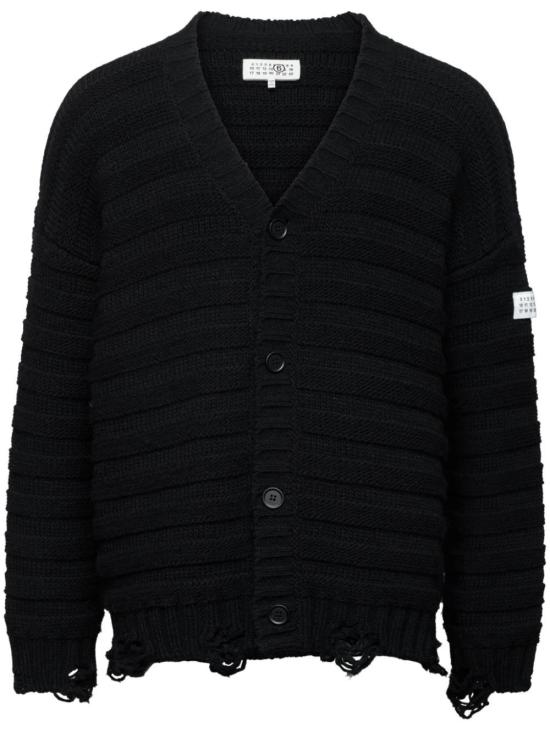 26FW MM6 메종마르지엘라 가디건 SH0HP0005M13040 900 BLACK