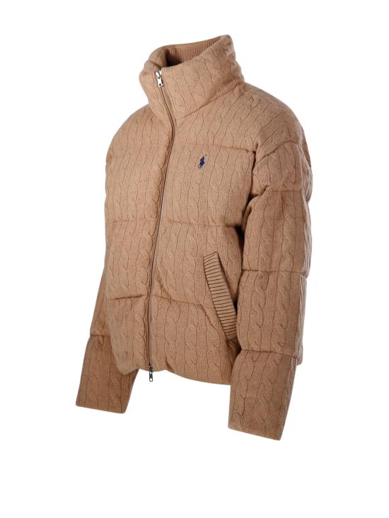 26FW 랄프 로렌 숏패딩 211A10457005 COLLECTION CAMEL MELANGE - RALPH LAUREN