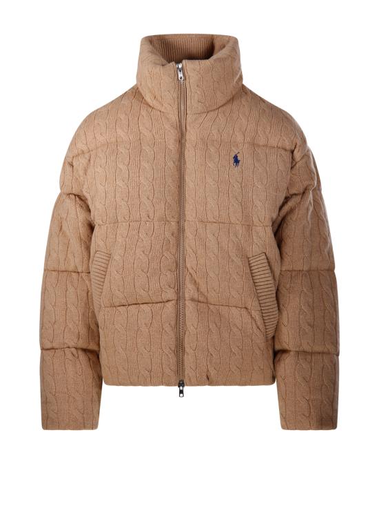 26FW 랄프 로렌 숏패딩 211A10457005 COLLECTION CAMEL MELANGE