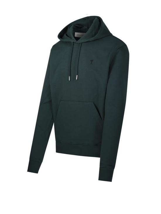 26FW 아미 ADC 코튼 후디 HSW764 730 A258 VERT BOUTEILLE NOIR - AMI