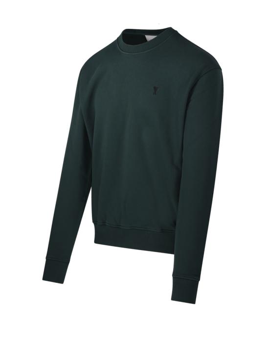 26FW 아미 ADC 크루넥 스웨트 셔츠 HSW763 730 A258 VERT BOUTEILLE NOIR - AMI