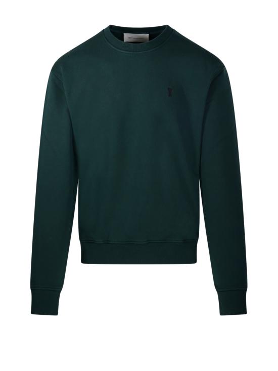 26FW 아미 ADC 크루넥 스웨트 셔츠 HSW763 730 A258 VERT BOUTEILLE NOIR