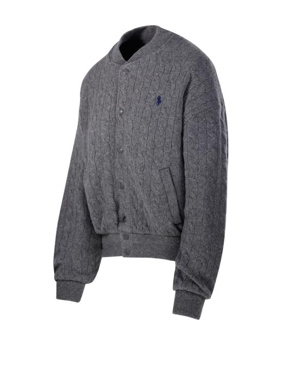 26FW 랄프 로렌 봄버 자켓 211B30888001 FLANNEL GREY HEATHER - RALPH LAUREN