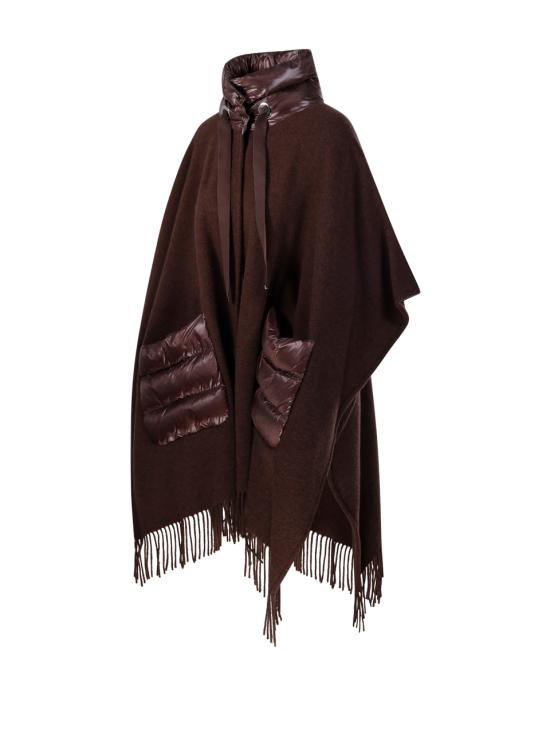 26FW 에르노 퀼티드 포켓 판초 GC00066DR 33395 8810 FONDENTE - HERNO