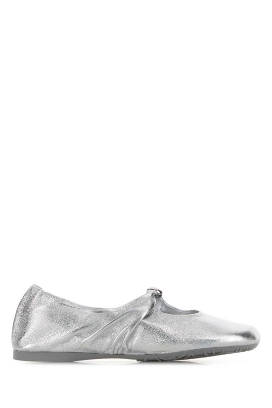 26SS 로에베 플랫 슈즈 LLPF466X01 SILVER