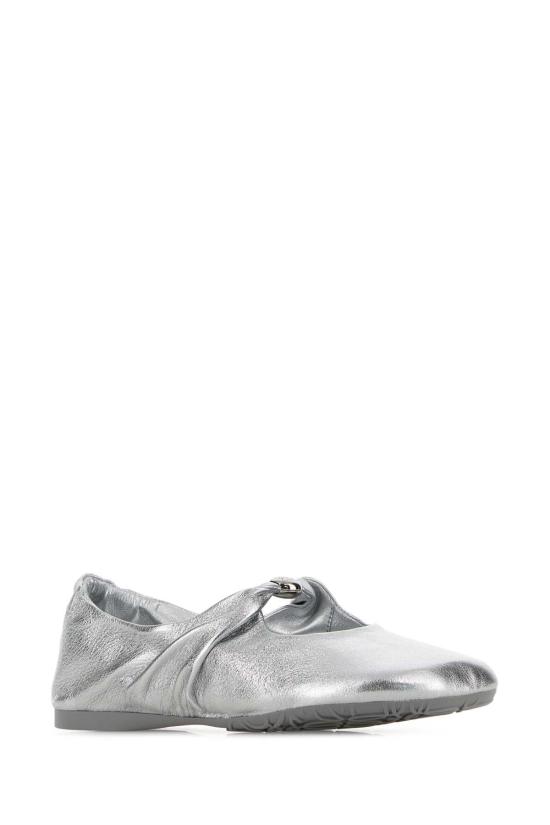 26SS 로에베 플랫 슈즈 LLPF466X01 SILVER - LOEWE