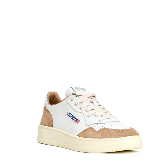 26SS 오트리 메달리스트 로우 레더 스니커즈 AULWFT02 White - AUTRY