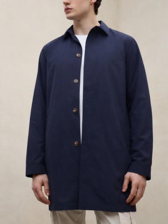 26SS 에콜프 코트 MCMGAJKVESTA0428S26161 Blue - ECOALF