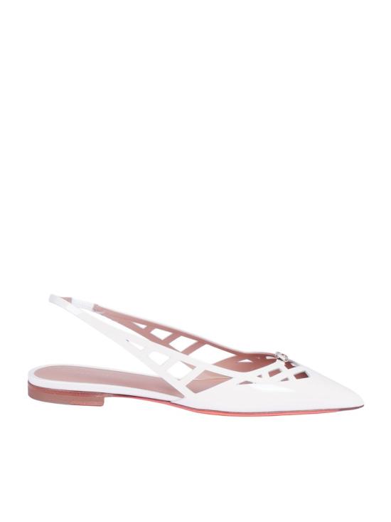 26SS 산토니 플랫 슈즈 WAIR72071HA1NVHD White