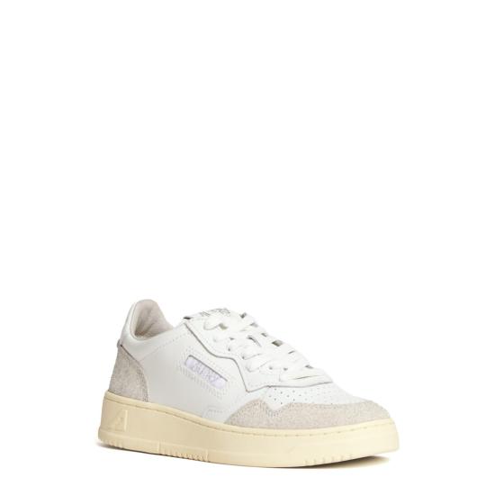 26SS 오트리 메달리스트 로우 레더 스니커즈 AULWPK01 White - AUTRY