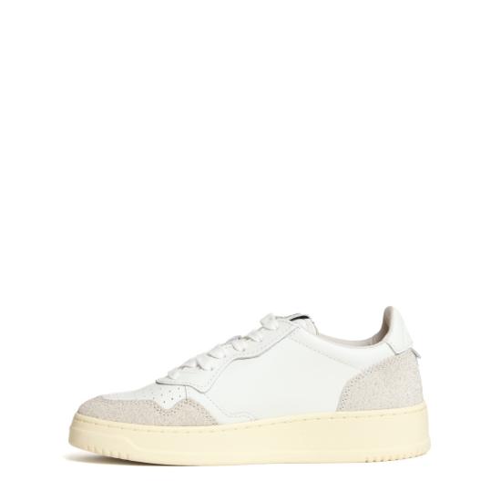 26SS 오트리 메달리스트 로우 레더 스니커즈 AULWPK01 White - AUTRY