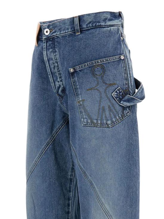 26SS JW앤더슨 데님 팬츠 DT0126PG1849172 Blue - JW ANDERSON