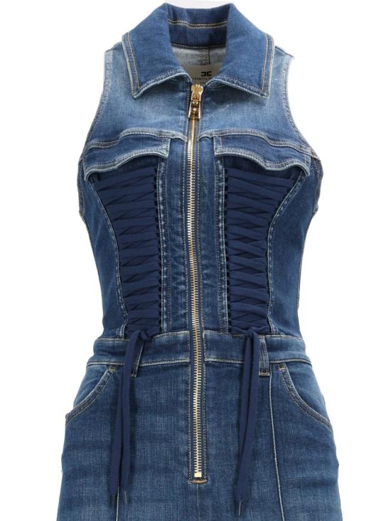 26SS 엘리자베타프랜치 점프수트 TJ43D61E2 Blue - ELISABETTA FRANCHI