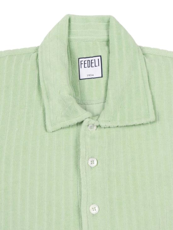 26SS 페델리 폴로 티셔츠 TUD00306 Green - FEDELI