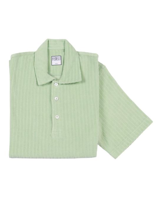 26SS 페델리 폴로 티셔츠 TUD00306 Green - FEDELI