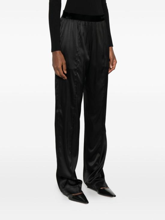26FW 톰포드 스트레이트 팬츠 PAW683FAX881 NAA Black - TOMFORD