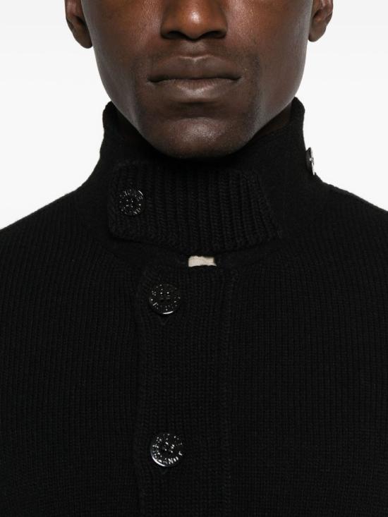 26FW 스톤 아일랜드 가디건 L2S155100047S00A3 V0029 Black - STONE ISLAND