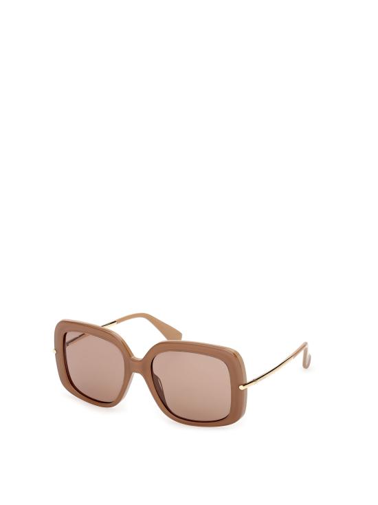 26FW 막스마라 선글라스 MM0195 46E MATTE LIGHT BROWN - MAX MARA