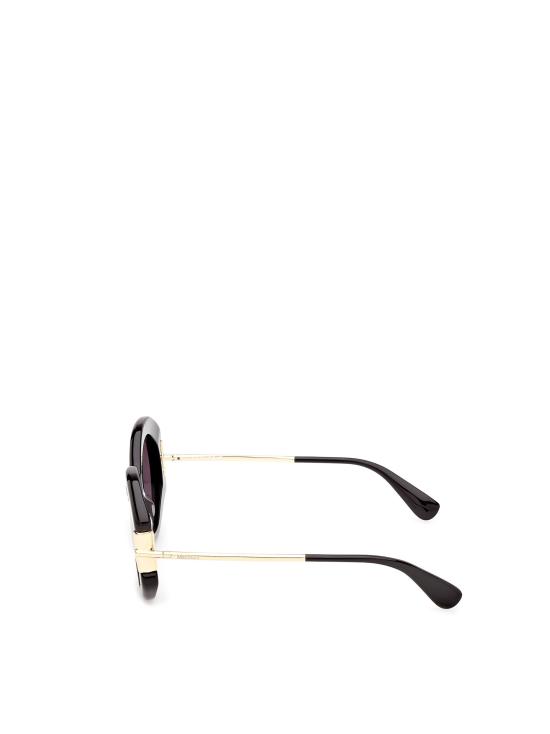 26FW 막스마라 선글라스 MM0188 01A SHINY BLACK DEEP GOLD - MAX MARA