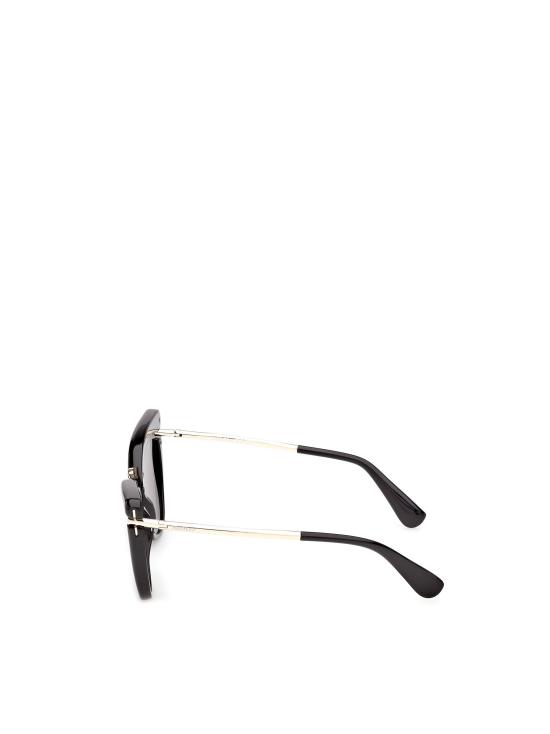 26FW 막스마라 선글라스 MM0186 01A SHINY BLACK SMOKE - MAX MARA