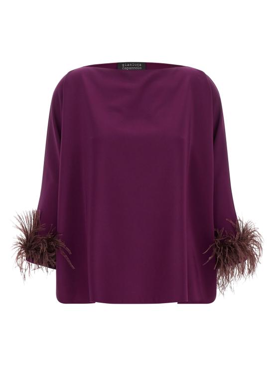 26FW 지안루카카페놀로 블라우스 26IT416500F574 Purple